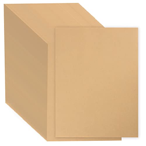 Mr. Pen- Kraft Paper Sheets, 50 Pack, 8.5 x 11", Kraft Paper, Brown Craft Paper, Craft Paper Sheets, Brown Printer Paper, Kraft Stationary Paper.