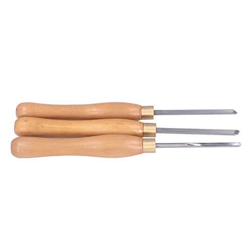 Cincel para Torno de Madera con Mango de Haya y Punta de Acero miniatura 4