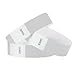 WristCo Metallic Silver 3/4" Tyvek Wristbands - 1000 Pack Paper Wristbands For Events