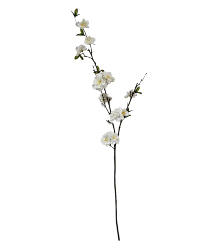 Ekilikua Home | Flores Artificiales | Flores Decorativas | Flor de Almendro en Rama | Ideal para decoración, florero, Bodas, Regalos (Flor Almendro)