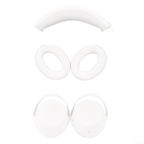 Funda protectora de silicona para auriculares Sony WH1000XM4, protección fiable contra arañazos y polvo (negro)