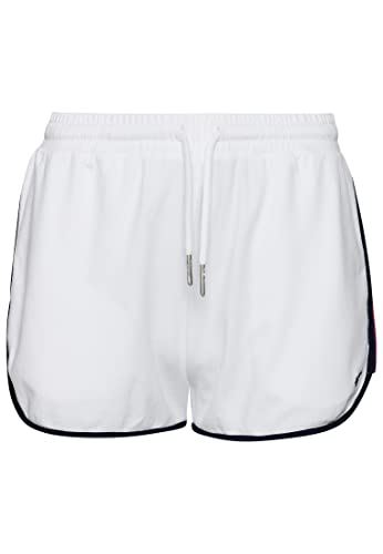 Image of Superdry Vintage Stripe Racer Short - Women's Shorts White