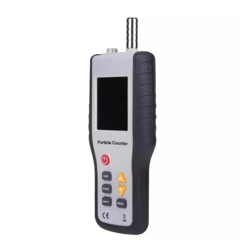 PM2.5 Luftverschmutzungsdetektor HT-9600, Staubpartikelzähler mit 2,8-Zoll-LCD-Display für 0,3 bis 2,5 Mikron Partikelerkennung