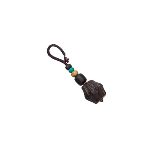 ADERFETBI Llavero Llavero Colgante de Madera de agarwood for Coche, Llavero Personalizado con cordón for Hombres y Mujeres, Llavero Decorativo for Mochila Llavero Coche