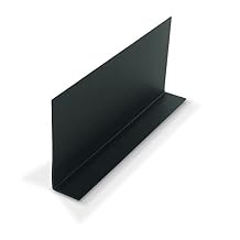 Outwater Plastics 1922-Bk Black 1X 3 X 1/16 Inch Styrene Angle Plastic Angle Moulding 48 Inch Lengths Pack of 3