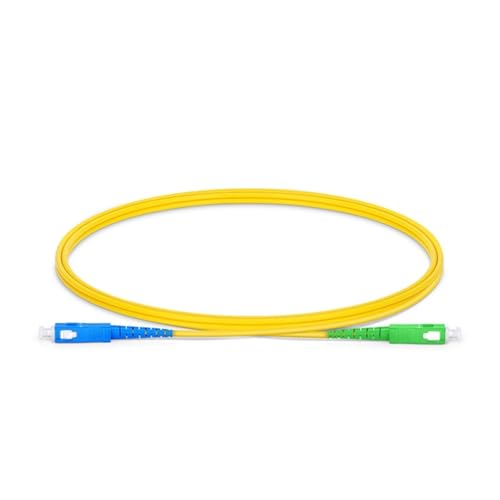 Image of Simplex Single Mode SC To SC Optical Fiber Patch Cord 9 /125 Jumper Cable Compatible With (FSMS SC /UPC-SC /APC) (1M, 1), Multicolor