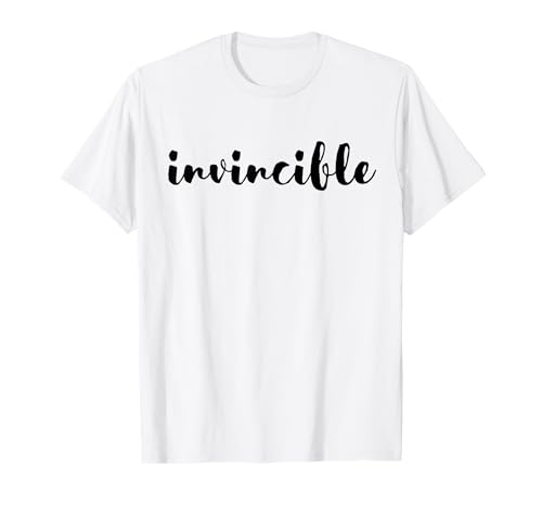 Camiseta invencible - Camiseta motivacional Camiseta