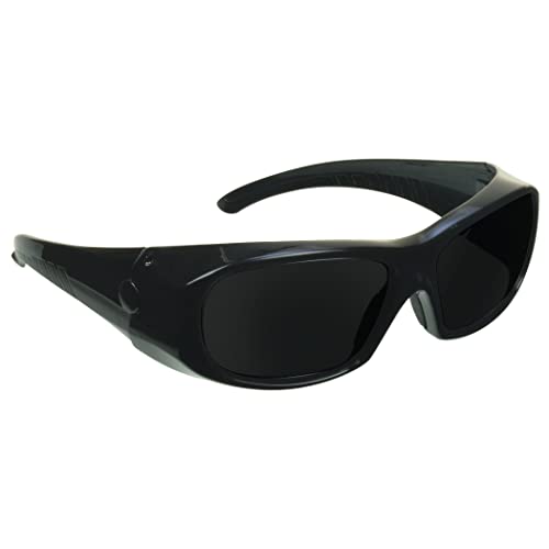Image of proSPORT Wrap Around Reading Sunglasses Full Lens Magnification Black Smoke Lens UV400 Sun Readers for Men Women Outdoor Use