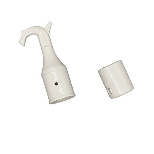 Michear Window Pole Opener Hook Set,Universal ABS Swan Shaped Hook and Non-Slip Base for Skylight Window Poles, Loft Attic, Blinds,Sash