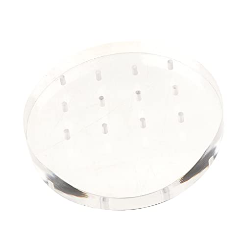 Soporte transparente para brocas de taladro de uñas miniatura 4