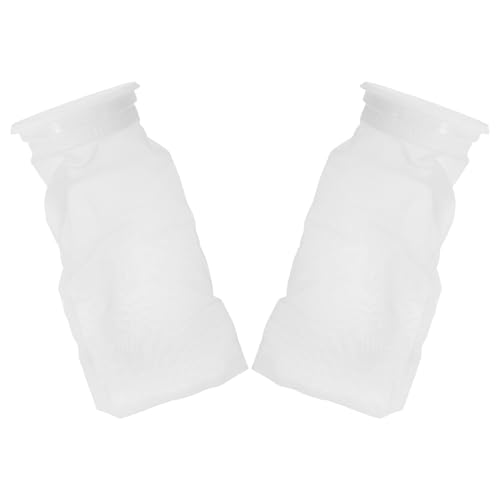 ROMISBABA 2 Piezas Tapa Filtro Nylon para Tonel IBC Cubierta Malla Reutilizable para Tanque Lluvia Protección contra Fugas y Compatible para Barriles de Agua