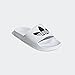 adidas Originals Men's Adilette Lite Slide, White/Core Black/White, 6