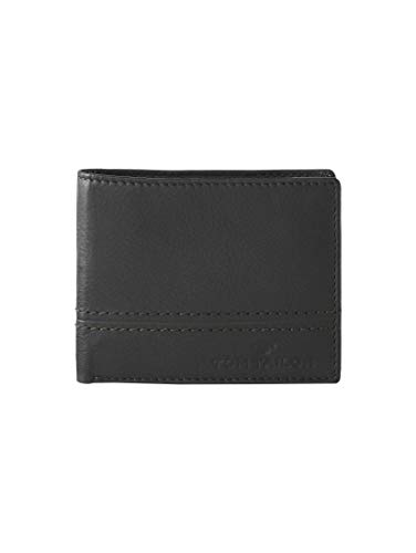 Tom Tailor Acc JERRIE Börse klein, braun - Monedero de cuero hombre, color marrón, talla 11x9x2 cm (B x H x T)