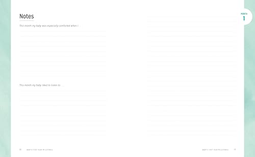 Baby's First Year Milestones: Promote & Celebrate Your Baby's Development With Monthly Games & Activities