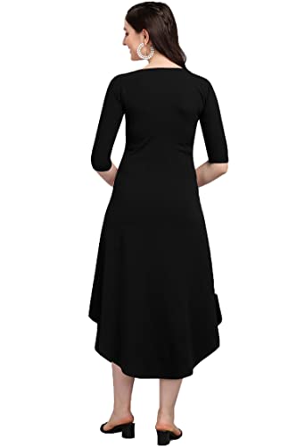 Image of PURVAJA Women's High-Low Maxi Dress(Lucy-522-529)