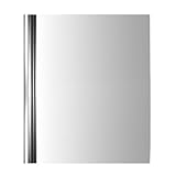 Homoyoyo Blickdichte Fensterfolie Selbstklebend Beidseitig Silberne Privacy Schutzfolie Uv Hitzeschutz Einfache Montage für Balkon Wohnzimmer Büro Klare Sicht nach Außen Sichtschutz Zuhause