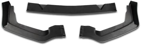 EPARTS 3 Pieces Front Bumper Lip Spoiler Side Body Kit Trim Protection Compatible with 2014-2017 Infiniti Q50, 2015 2016 (Carbon Look)