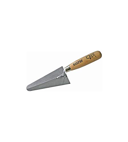 NESPOLI-Paleta de Albañil Punta Redondeada, Empuñadura Con Certificación Fsc, 14 Cm
