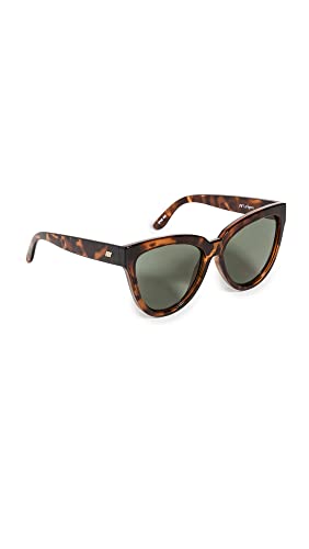 Le Specs Women's Liar Lair Sunglasses, Dark Tort, Brown, One Size #TOP28