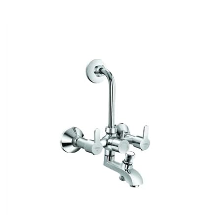 MAHADEV Marbles Wall Mixer with Bend Pipe for Overhead Shower Victor F1015401