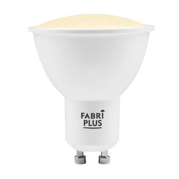 Zarivy Bombilla GU10 dicroica de 8W, 3000K y 760 lm. Dimable para ajustar la intensidad de luz según tus necesidades. Compacta y eficiente, mide 5,8 x 4,9 x 4,9 cm. Ideal para cualquier espacio.