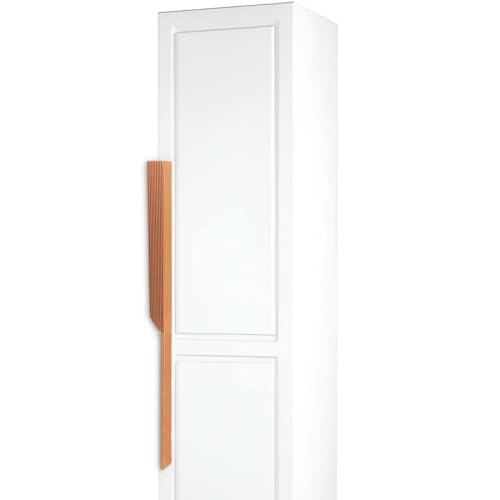 Image of VOLO Cabinet Handle - Multi-Use Pull Handle for Wardrobes, Drawers, Sliding Closets, and Doors in Kitchen, Office, Bedroom (SAC-59) (1 Pair Left & Right) (Rose Gold, 900MM (36 Inch))