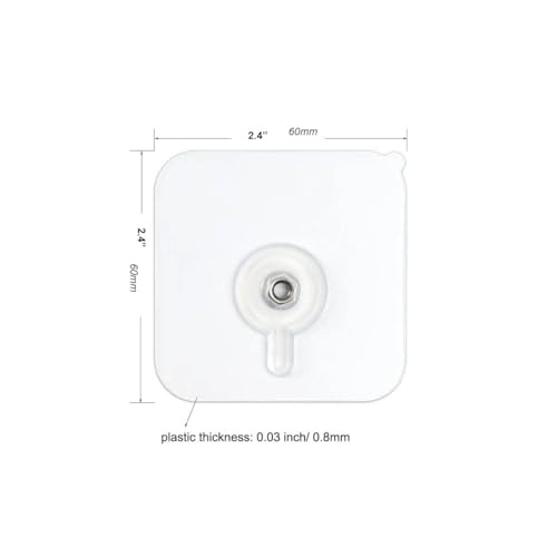 Clavos Haitengwen galvanizados de 1.5 pulgadas para colgar cuadros con adhesivos, kit de 24 piezas miniatura 4