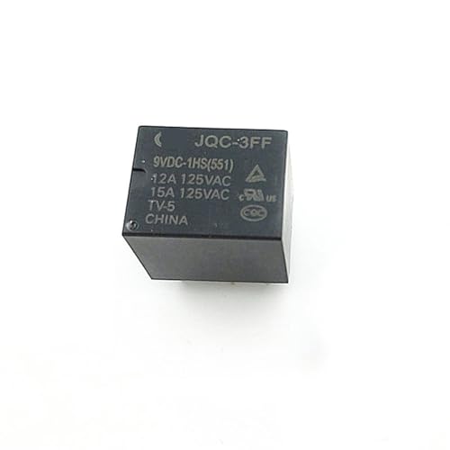 Relés JQC-3FF-5VDC-1HS 15A de 4 pines componentes para sustitución de relé miniatura 4