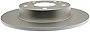 ACDelco Advantage 18A82073AC Coated Rear Disc Brake Rotor