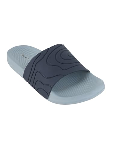 Image of Men & Boys Embossed Sliders | Soft EVA Flip Flops & Slippers