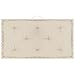 vidaXL Cojín para Palé de Suelo Sofá Banco Jardín Patio Terraza Asiento Tumbona Exterior Acolchado Grueso Decoración Cómodo Algodón Beige