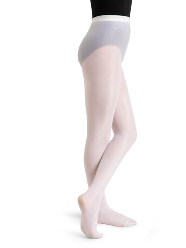 Capezio Ultra Shimmery Tight - Girls, White, Medium/Small3