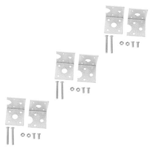 Happyyami 3 Sets Sturdy Kayak Engine Bracket Universal Boat Motor Mount Easy Install Motor Support Holder for Kayaks Canoes