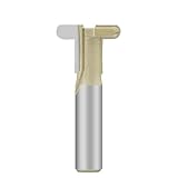 Fräser Mit C Förmiger Spitze 12 7 Mm Schaft Konstruktion Aus Legiertem Stahl Ideal Für Holzbearbeitungsprojekte Vergoldeter Fräser