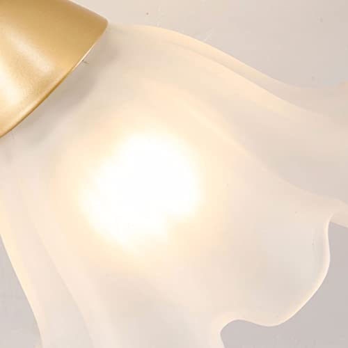 Kulgony Nordic Bedroom Ceiling Light Fixture Home Dining Table Ceiling Light With Glass Shade Living Room Close To Ceiling Light Fixtures Indoor Semi Flush Mount Ceiling Light #TOP4