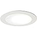 Nora Lighting NS-22W 4 Inch Albalite Lens Shower Light Trim Round White