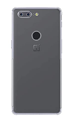 Image of Dashmesh Shopping TPU Shock Proof Protective Anti Shock, Soft Transparent Back Case for Oneplus 5T [Bumper Corners with Air Cushion Technology]