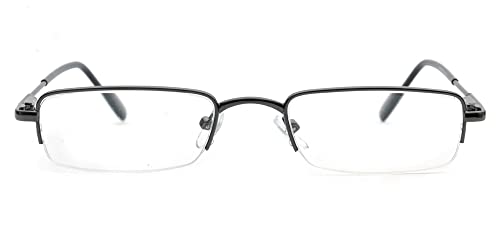 Image of FRESH Reading Glasses | Rectangular half Rim Eyeglasses | For Unisex | Free Size