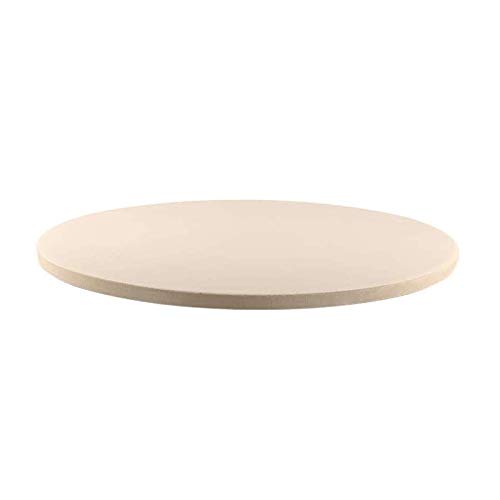Keallans - Piedra para pizza de cereamica de 12 pulgadas, ideal para la parrilla y el horno, resistente al y seguro