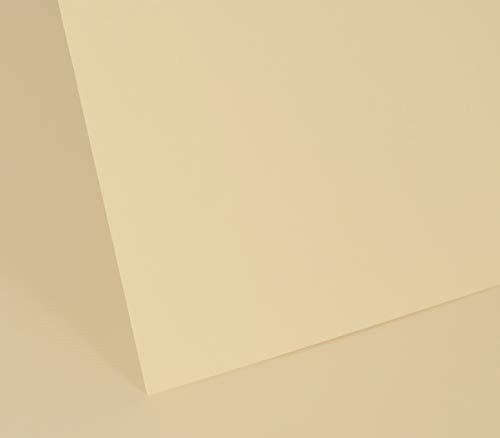 Pastel Ivory Plain Paper 80gsm - A2 10 Sheets