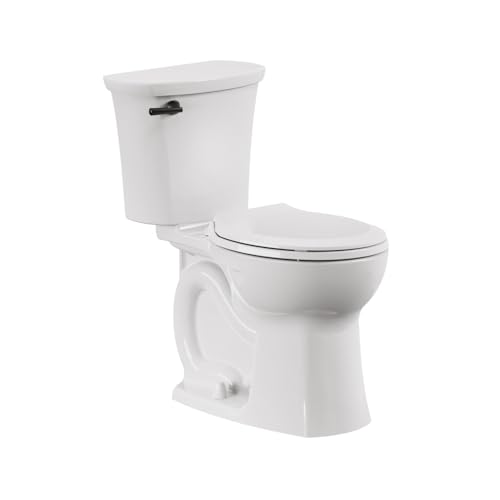 American Standard 608BA004.020 Edgemere Two-Piece Toilet with Seat and Wax Ring, Round Front, Chair...