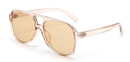 Men Women Retro Double Beam Sunglasses UV Protection Tinted Lens Outdoor Reading Glasses