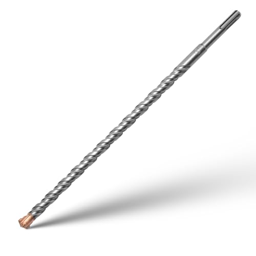 Brocas Hormigon Juego de Brocas SDS Plus 4 Puntas de Metal Duro Pared Cruzadas Broca de Impacto Ideal Para Taladrar en Hormigón Piedra Natural Metal Plástico Granito 14mm x 350mm