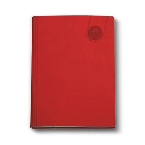 Agendepoint.it - Agenda diaria 2025 17 x 24 cm Tavecchi - Rojo