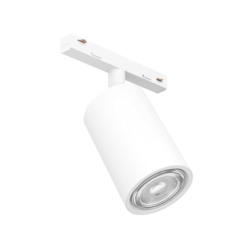 Eglo Accesorios para sistema Easy Track, adaptador foco de techo para riel, lámpara para insertar, accesorio riel de luz techo, plástico blanco, casquillo GU10