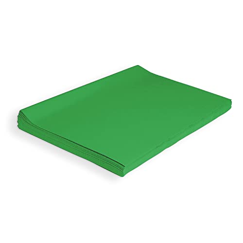Spectra Deluxe Bleeding Art Tissue, Apple Green, 20