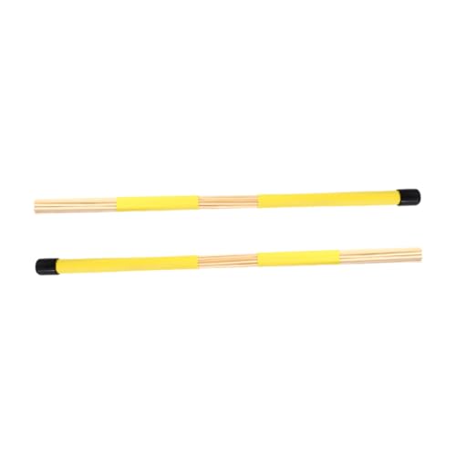 Abaodam 1 Par de Baquetas de Cepillo de Madera para Jazz con Agarre Ligero y Cómodo miniatura 1