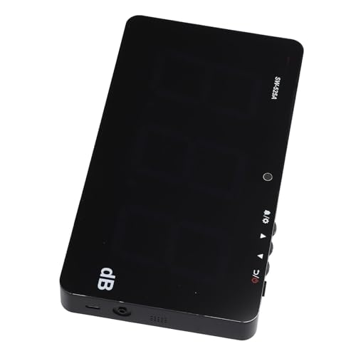 Wall Mounted Decibel Meter, 9.6in LCD Display Screen, 30-130dB Sound Level Meter with Mounting Holes for Home, Office, Hospital