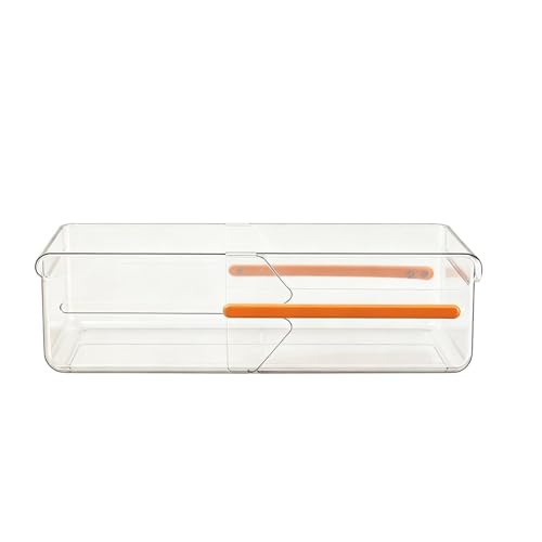 Organizador extraíble para gabinete con bandeja deslizante suave y cajón expandible 2