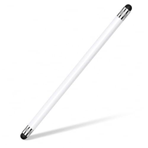 Image of Mizi Stylus Pen for Touch Screens, High Precision Dual Rubber Tip (5mm /7mm) Capacitive Stylus for iPad, iPhone, Samsung, Android Phones & Tablets, No Bluetooth, No Charging - White